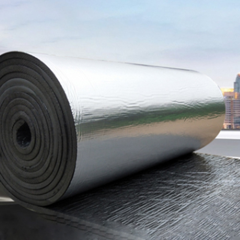 HAF+TFT+GF Aluminum Foil Composite TFT Fiberglass Cloth White Grid Felt