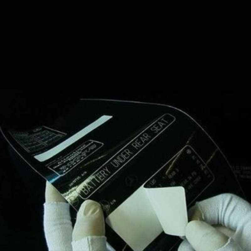 Black Non-Fracturing Glossy Laser Engraving Film